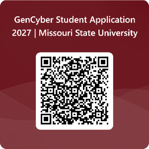 Scan to open the GenCyber 2027 student application